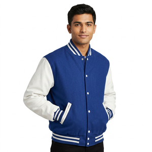 New Fashionable <b>Men's</b> College Varsity Jackets Breathable and Quick Drying College Baseball jacket for <b>men</b> - Product Image 1