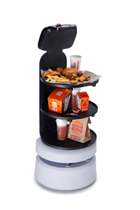 Robot de livraison autonome intelligent ServeBot S1, charge utile 30 kg, évitement d'obstacles 300 points, 4G 5G, recharge automatique, autonomie 12-24h, <span class=keywords><strong>assistant</strong></span> - Product Image 6