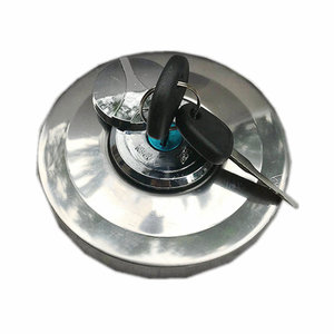 Bouchon de réservoir de carburant Sany en acier inoxydable pour modèles d'excavatrices 55 60 65 75 135 215 235 - Product Image 1