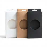Étui de téléphone portable écologique, durable et réutilisable avec laminage mat et gaufrage, et dossiers en carton pour l'électronique grand public