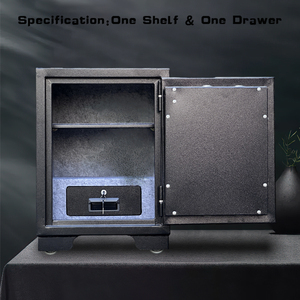 Weierxin Safe Original Factory Home Bank Office Panel inoxidable Acero sólido Cerradura <span class=keywords><strong>de</strong></span> doble llave Caja <span class=keywords><strong>de</strong></span> <span class=keywords><strong>seguridad</strong></span> <span class=keywords><strong>de</strong></span> depósito ignífugo - Product Image 4