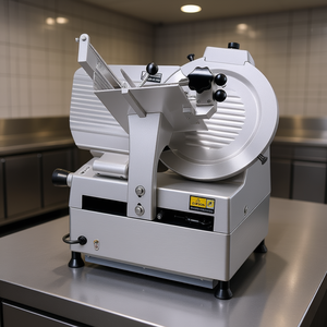 Rebanadora Eléctrica de Alimentos de 12 Pulgadas con Cuchilla de 65Mn, Grosor Ajustable de 0-0.3 Pulgadas para Carne, Pan, Queso, Uso Comercial - Product Image 2