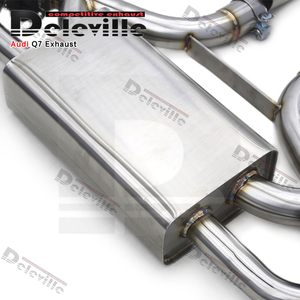 Échappement Catback Deleville pour Audi Q7 2010-2023 Performance Valvetronic échappement silencieux système d'échappement de tuyau en acier inoxydable - Product Image 3