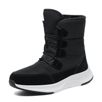 Bottes pour femmes transfrontalières 2025 automne/hiver nouvelle tendance, semelle épaisse haute extérieure