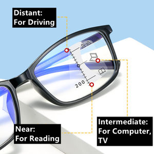 <span class=keywords><strong>Lentes</strong></span> progresivas Gafas de lectura <span class=keywords><strong>para</strong></span> hombres TR90 Marco Delgado Purple Power Ratings 1,75 1,00 - Product Image 5