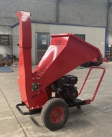 Broyeur à bois à tambour de 15 CV avec moteur à essence de 15 CV, broyeur à branches d'arbre de 120 mm, prix d'usine