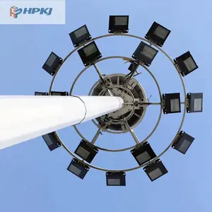 Hepu 20 m-40 m solar-hochmast-mastlicht mit reflektor