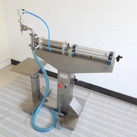 Machine de remplissage et d'emballage semi-automatique pneumatique de haute précision pour miel/ketchup/sauce/huile/lotion/shampooing/pâte de tomate