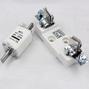 Высокая пропускная способность 500 В 120KA 200A HRC керамические/медные лопасти предохранитель термического использования CE/TUV сертифицированный IEC60269 - Product Image 1