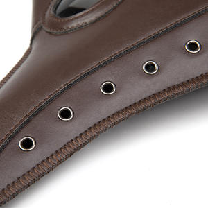 2025 masker pesta Halloween, Cosplay wabah dokter kulit Gothic Steampunk dengan paruh hidung panjang dapat disesuaikan bernapas - Product Image 4