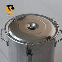 Filtre à passoire en acier inoxydable de 50L / 100L / 150L / 300L, seau, baril, fût avec passoire, base de décharge pour le miel