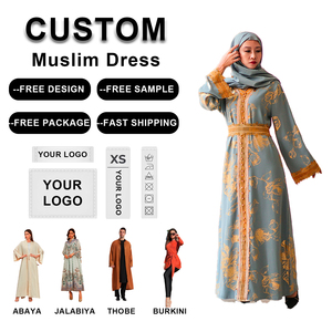 Zaynab Ramadan Abaya Kaftan Abaya Hồi Giáo Quần Áo Thổ Nhĩ Kỳ Hồi Giáo Ăn Mặc Nada Phụ Nữ Abaya Phụ Nữ Hồi Giáo Ăn Mặc - Product Image 1