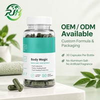 Capsules de Chlorophylle OEM 200mg avec Persil et Menthe Poivrée, Complément Déodorant Végétalien, 30 Comprimés, Marque Privée