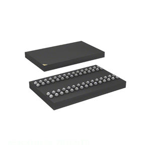 ชิ้นส่วนหน่วยความจำ AS4C4M16SA-7B2CNTR 60 VFBGA อิเล็กทรอนิกส์ - Product Image 1