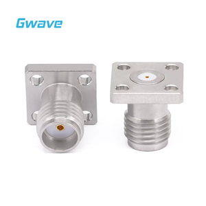 <span class=keywords><strong>SMA</strong></span> гнездовой соединитель, полевой сменный фланец с 4 отверстиями для PCB RF 6,35 мм, расстояние между отверстиями 0,30 мм, диаметр штифта, совместимый с DC-26.5GHz - Product Image 6