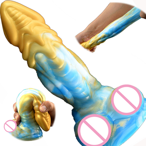 FAAK gros réaliste monstre coq pénis artificiel 22.5 cm énorme gode en Silicone hommes pénis pour <span class=keywords><strong>femme</strong></span> Masturbation féminine - Product Image 1
