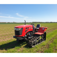Tracteur à chenilles 100 CV avec moteur et transmission par engrenages pour les opérations agricoles, utilisation agricole à haute efficacité