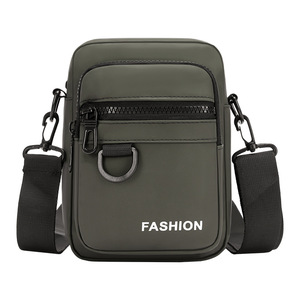 Bolso Mensajero de Alta Calidad, Lujoso y Duradero, para Hombre, Casual, de Moda, Oxford, Ligero, Impermeable, con Logotipo en Relieve y Cierre de Cremallera - Product Image 1
