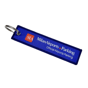 Portachiavi personalizzato Airbus ricamato rimuovere <span class=keywords><strong>prima</strong></span> <span class=keywords><strong>di</strong></span> volare tessuto portachiavi - Product Image 4