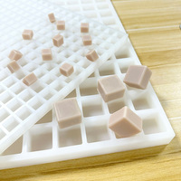 Moule en silicone pour bonbons, résistant aux hautes températures, carré, pour sucre brun, pâte de poire, bonbons durs, chocolat, caramel et gommes