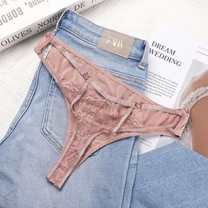 Ropa Interior Femenina de Moda, Reversible, con Forma de Corazón, Sexy, de Encaje, de Seda de Hielo, Transpirable y Cómoda - Product Image 5