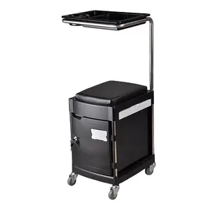 X23-1 portátil acrílico negro <span class=keywords><strong>uñas</strong></span> de manicura mesa con cerradura - Product Image 1