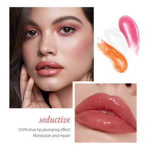 Etiqueta privada Logotipo personalizado Maquillaje Brillo natural Bálsamo labial Hidratante Plumper Clear Shimmer Brillo labial - Product Image 4