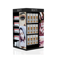 Présentoir optique de magasin comptoir luxe vêtements pour les yeux présentoir de point de vente au détail pour le stockage de lentilles de Contact
