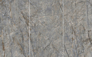 Design moderno perfetto in pietra fiorentina grigio bancone in marmo sinterizzato interno/Hotel/Villa levigato grande lastra impermeabile - Product Image 5