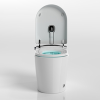 WC intelligent avec bidet intégré, chasse automatique, électronique, australien, une seule pièce, marque Watermark