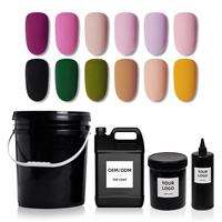 Vente en gros d'ongles de qualité supérieure Gel UV 100ml 250ml 500ml 1000ml Kit de couche de base de recharge en vrac avec options OEM/ODM
