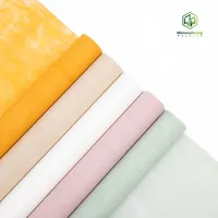 זר קישוט מוצק צבע עמיד למים גלישת נייר כותנה נייר קראפט נייר