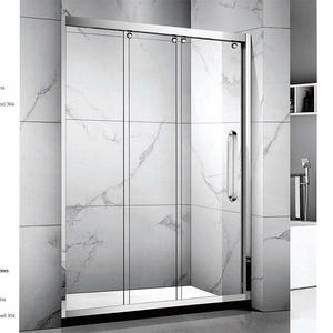 Seawin Shower Room Cabin High Quality 8 mm Tempered Glass Aluminum Frame Bypass Shower Door - Product Image 1