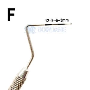 أداة أداة مستكشف الأسنان أداة لبية لطبيب الأسنان مسبار CPI من الفولاذ المقاوم للصدأ مسبار دواعم الأسنان مع قشارة - Product Image 2