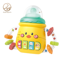 Jeux d'activités Montessori, jouets éducatifs, hochet, biberon musical en plastique pour bébé