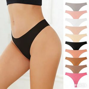 Tanga Invisible Sin Costuras para Mujer, Ropa Interior Suave y Elástica para Uso Diario, Tanga Sin Costuras - Product Image 5
