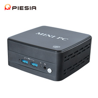 Mini PC de Escritorio Piesia Intel de 13.ª y 12.ª Generación Core I3 I5 I7, 2*DDR5, 16 GB de RAM, 256 GB SSD, 2*HD/2*Type-C, X86 Nuc, para Negocios