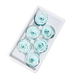 Di alta qualità 5-6cm <span class=keywords><strong>Rose</strong></span> naturali vere conservate teste di rosa nera per la decorazione di fiori di san valentino laurea ringraziamento - Product Image 3