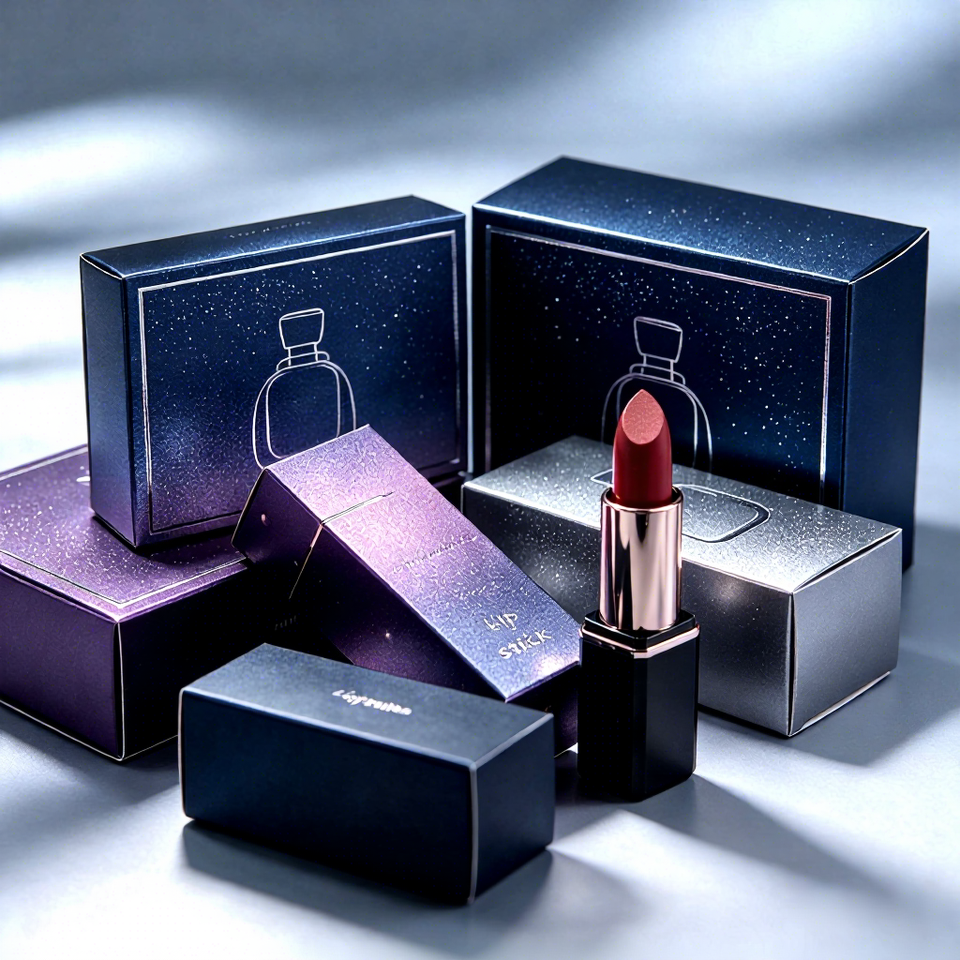 Luxury Cosmetic Gift Box Custom Logo Tall Cardboard Box for Fragrance ...