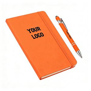 Custom Logo Promotional <b>Diary</b> <b>A6</b> Hardcover Pu Leather Notebook for Business Gift - Product Image 1