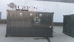 Diseño Interior de Cafetería en Contenedor CB400, Restaurante de Comida Rápida en Contenedor, Bar en Contenedor con Caja de Luz con Logotipo - Product Image 2