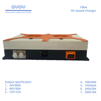 Chargeur de batterie de véhicule électrique triphasé, chargeur OBC triphasé, chargeur de batterie lithium 48V avec communication EV intégrée (CAN)