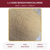 L-Lysine hydrochlorure de qualité alimentaire 98% – Additif acide aminé pour le bétail, la volaille et l'aquaculture