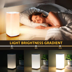 Lámpara de Noche Táctil de Silicona, Control Remoto, Recargable por USB, Regulable, LED ABS, Mini Lámpara de Mesa Moderna, Creativa, para Dormitorio, Mesita de Noche - Product Image 3