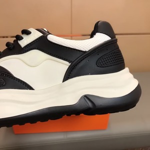 Men Retro <b>White</b> Chunky Designer Sneakers Mesh <b>Leather</b> Splicing Lace up Thick Sole Fashion Athletic Walking LUxury Couple's <b>Shoes</b> - Product Image 2