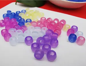 UV color changing beads, UV luminous beads, eco-friendly plastic beads DIY accessories 250-500-1000