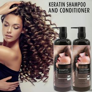 Champú <span class=keywords><strong>Profesional</strong></span> Reparador Sin Sulfatos de China y Corea, Champú y Acondicionador que Proporcionan Hidratación y Suavidad, Set de Cuidado Capilar de 900 ml - Product Image 4