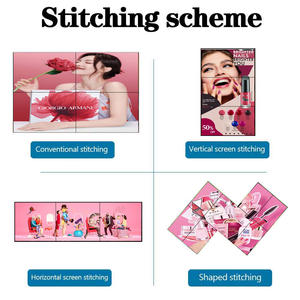 Écran mural vidéo intérieur 3*2 46 49 55 65 <span class=keywords><strong>pouces</strong></span> à lunette ultra étroite LCD 4K 2x2 3x3 lecteur publicitaire à écran d'épissage - Product Image 3