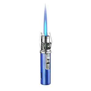 Encendedor Fogson Mini Spitfire con Llama Azul, Resistente al Viento, Metálico, Ecológico, con Brújula, Portátil, para Uso en Exteriores - Product Image 5