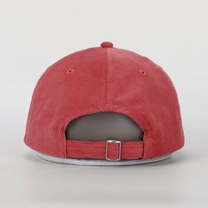 Oem Custom Embroidery Logo Corduroy Baseball Cap,High Quality 6 Panel <b>Men</b> Women Dad <b>Hat</b>,Corduroy Gorras - Product Image 6